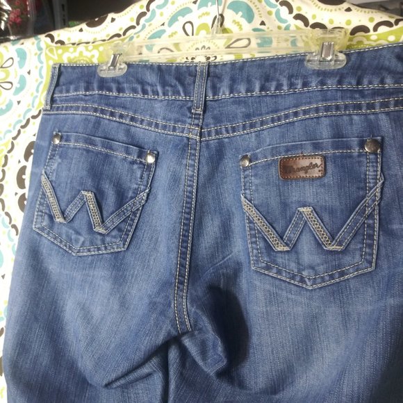 1922 Jeaniemade Size 13/14 Wrangler Bell-Bottoms - Picture 4 of 4
